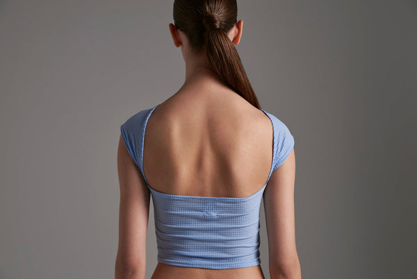 Open Back Top (Blue)