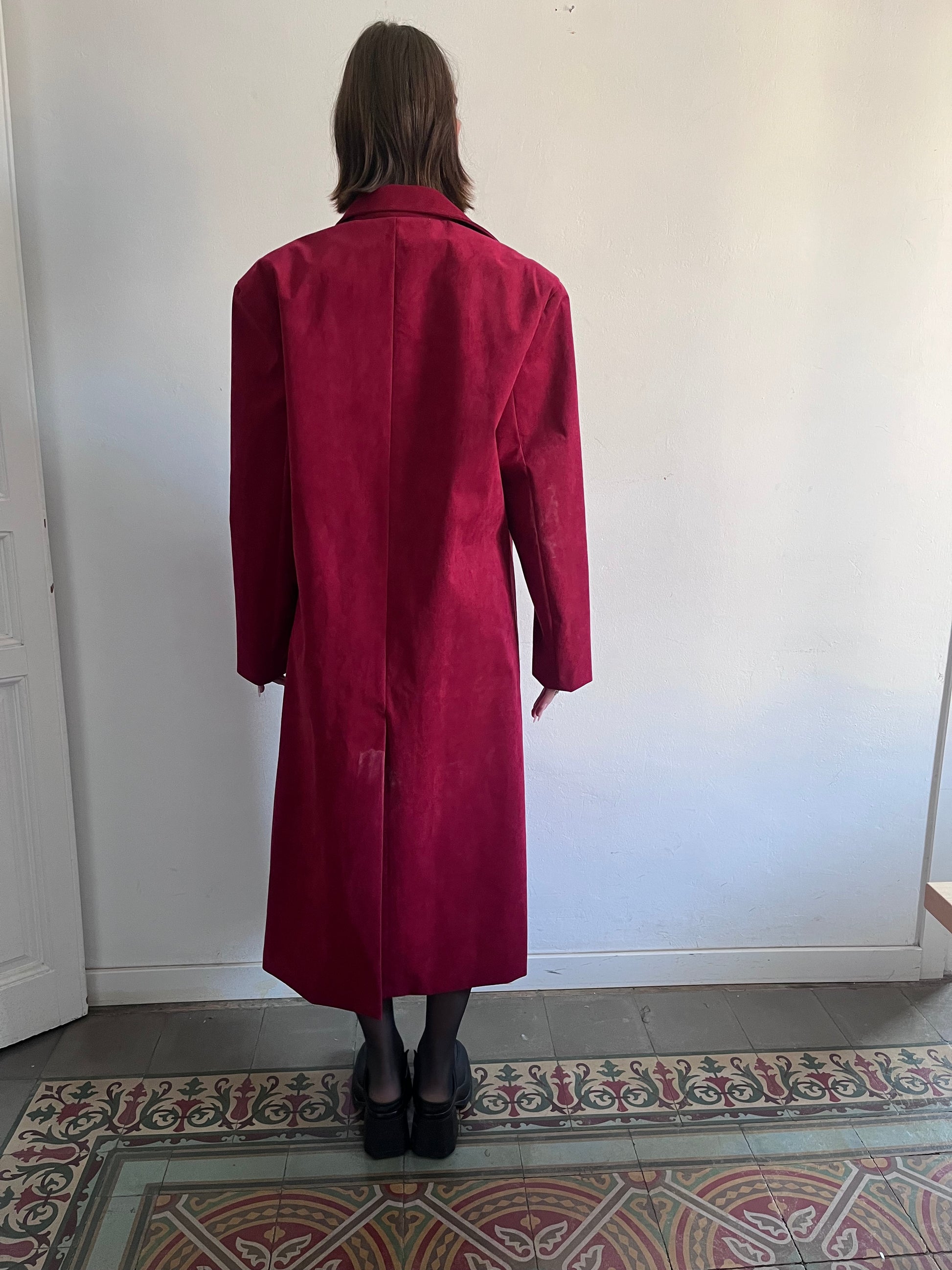 Vegan Suede Coat