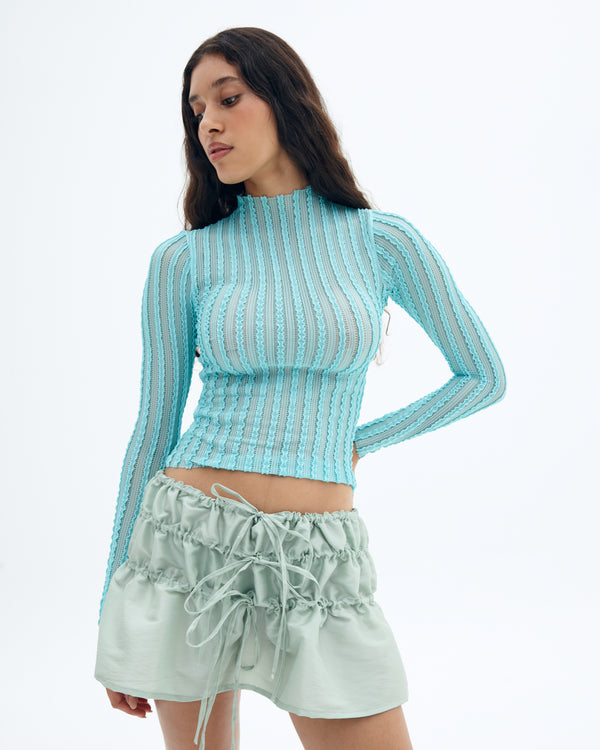 Shang Pointelle Top