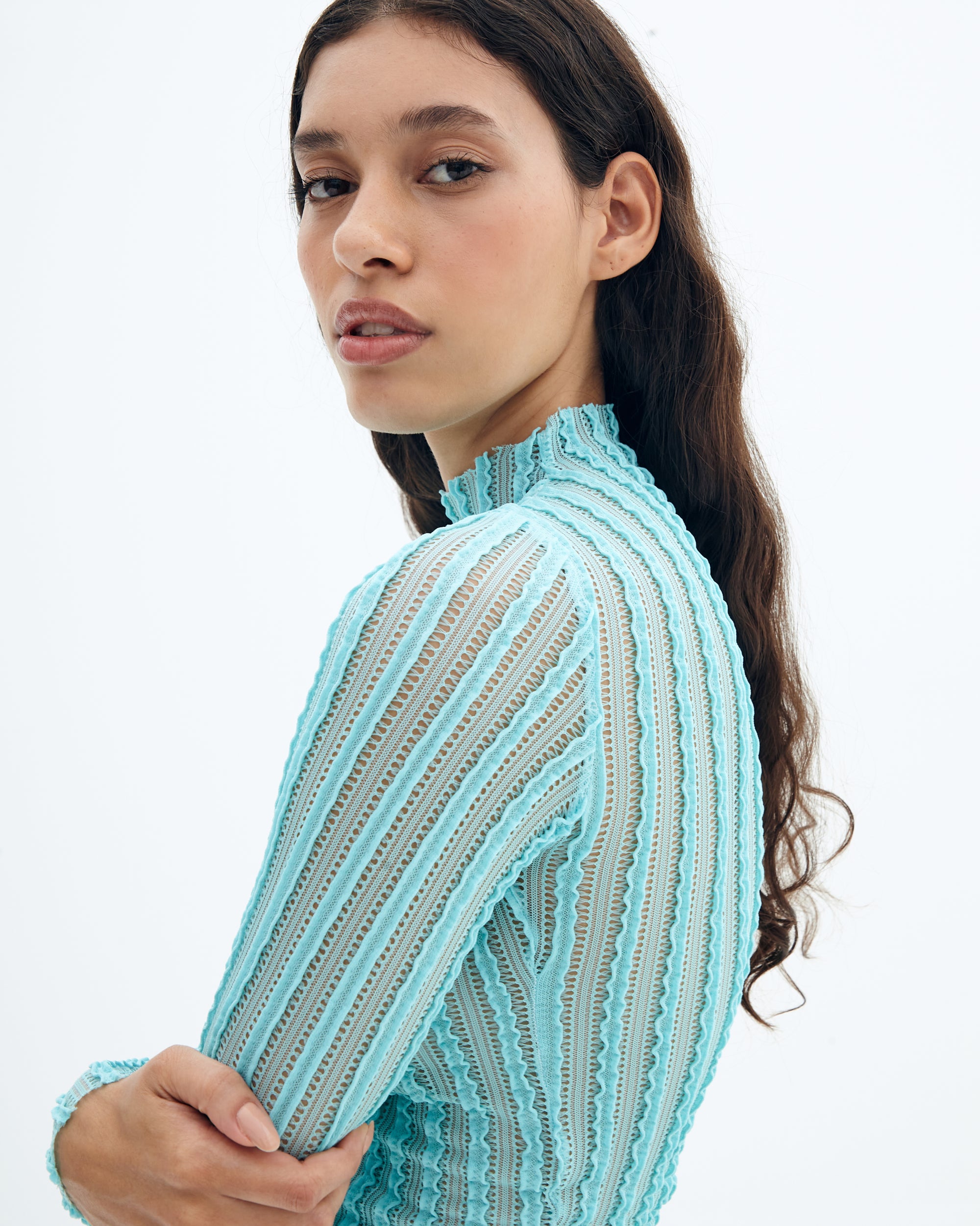 Shang Pointelle Top