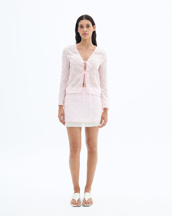 Yuan blouse tied with bows