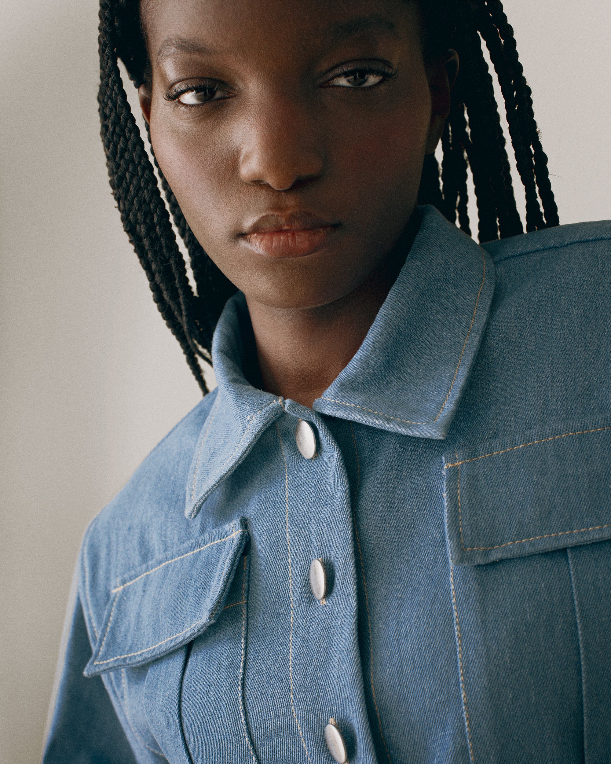 Cropped Denim Jacket