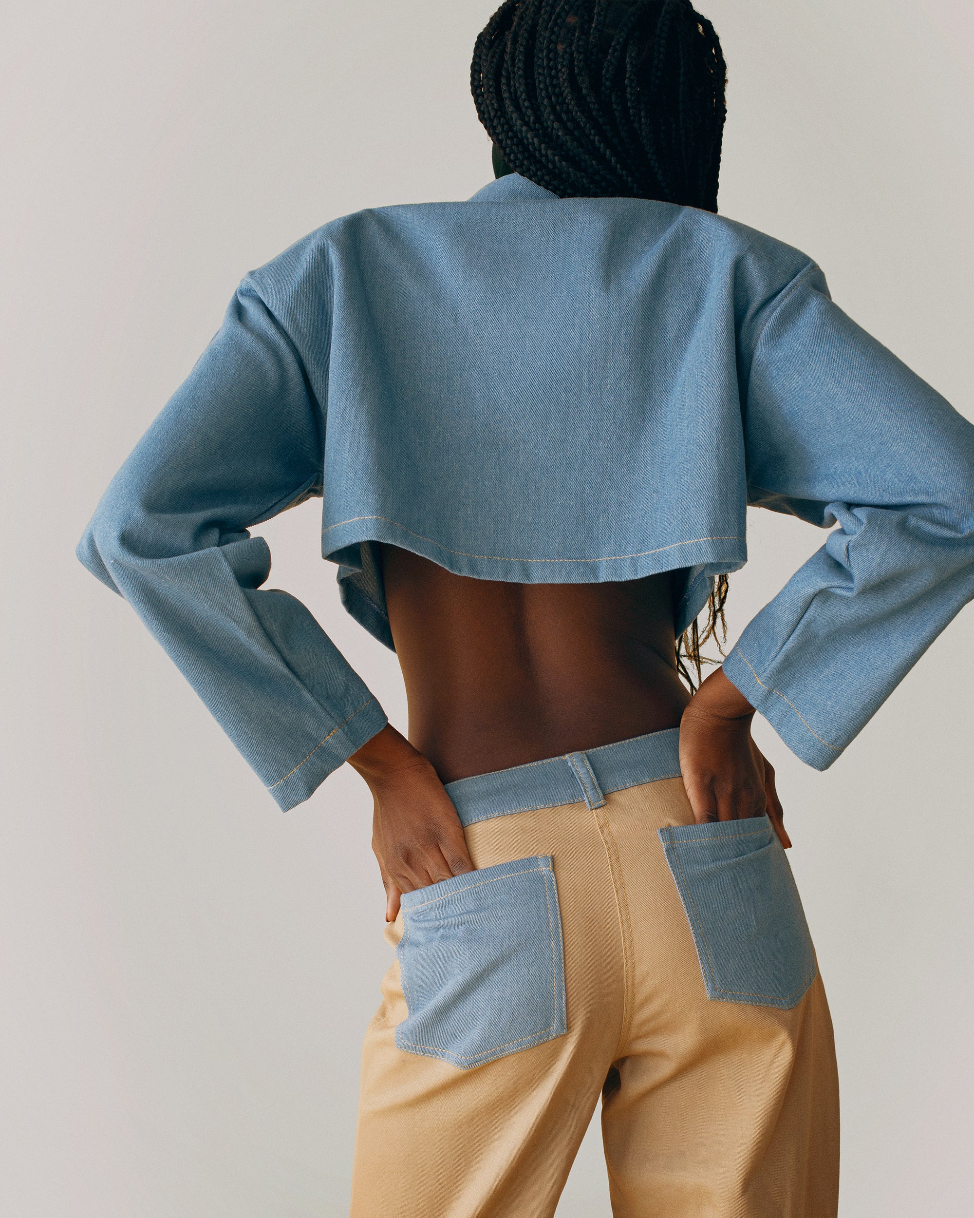 Cropped Denim Jacket