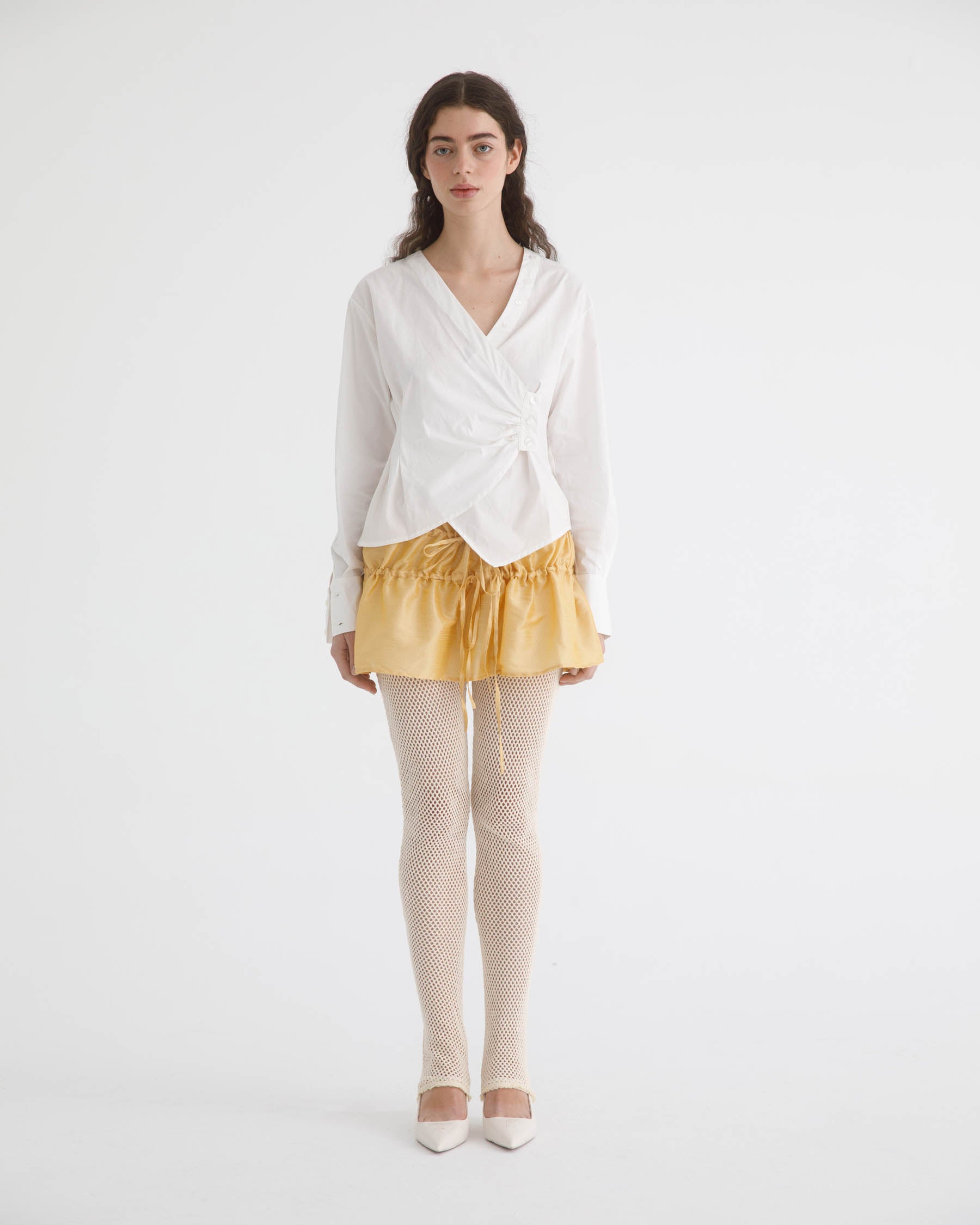 QIANG WRAP BLOUSE