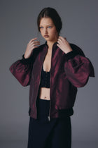 Leona Iridescent bomber jacket.