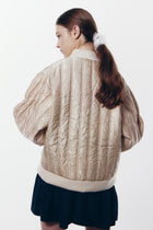 Carmilla puffer bomber jacket.