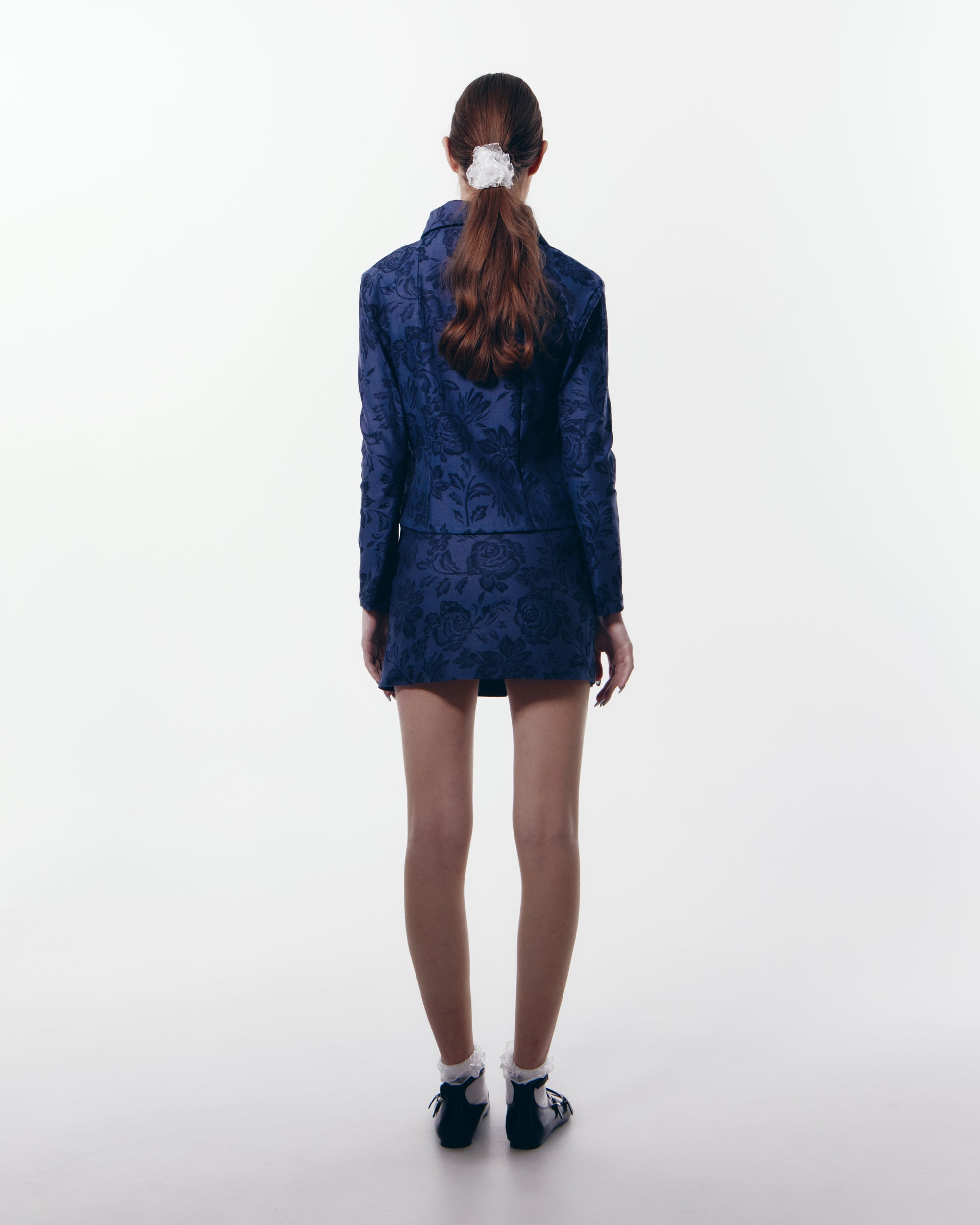 Selene Denim jacquard Skirt