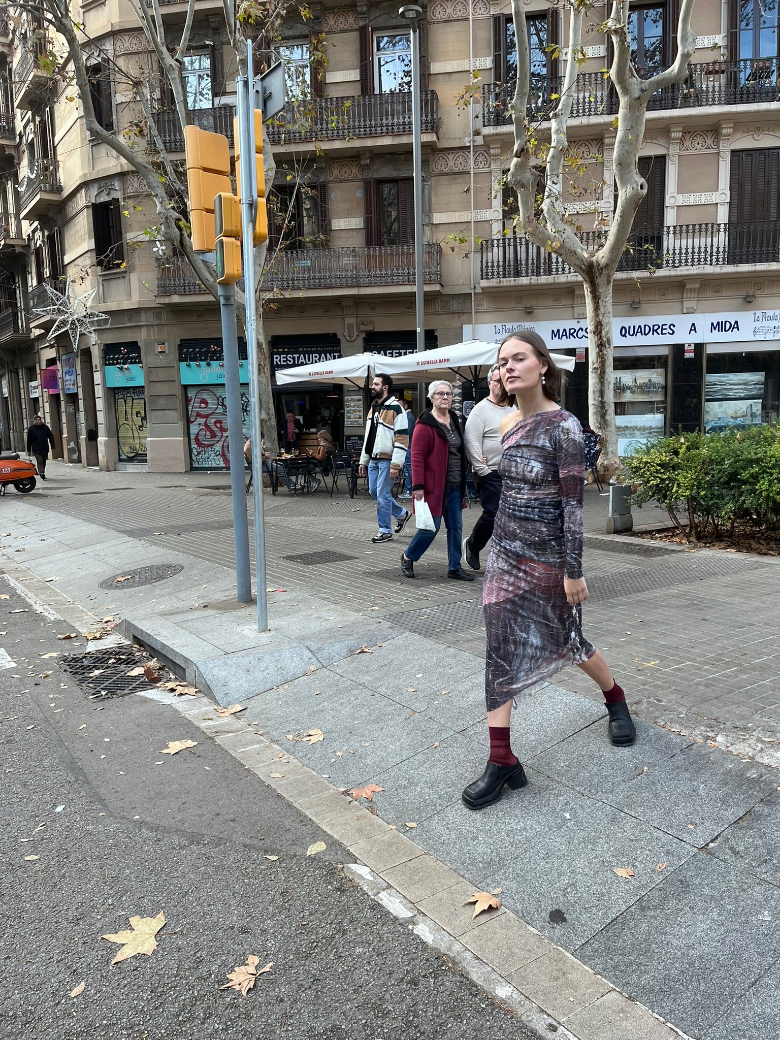 Akaelle textured dress