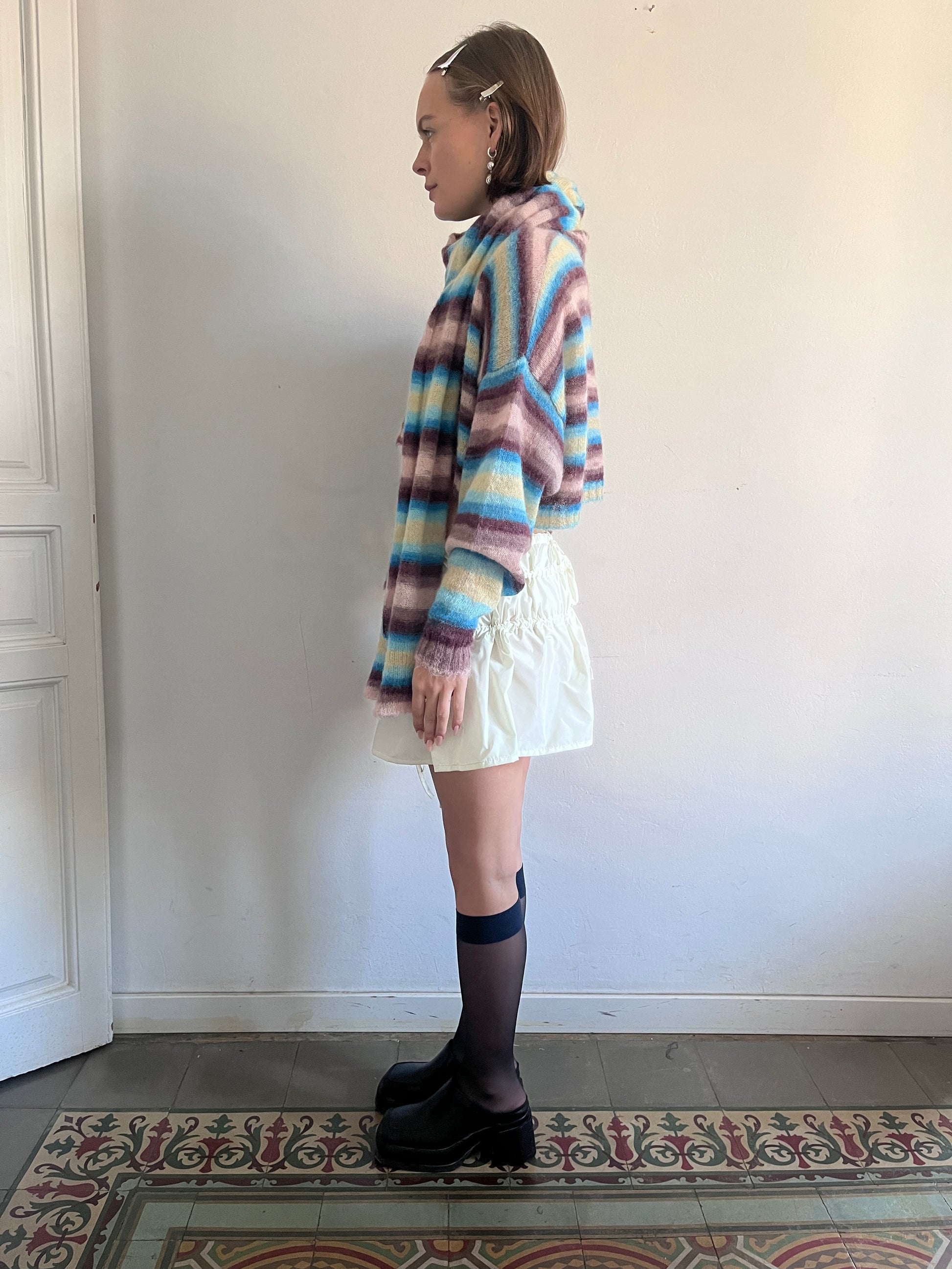 Berenice knitted sweater + Scarf