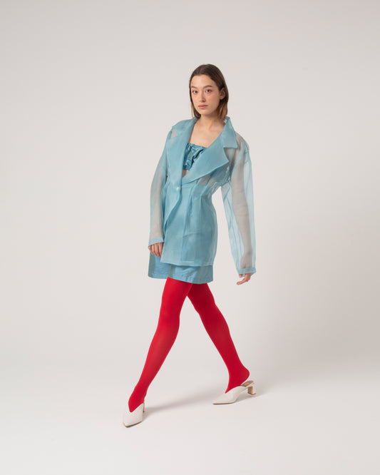 Silk Organza Blazer