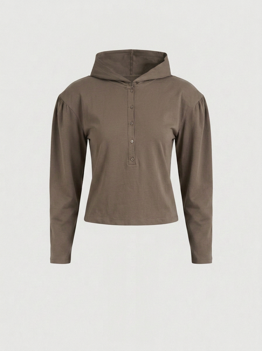 ARMADILLO HOODIE WITH SHOULDERPADS
