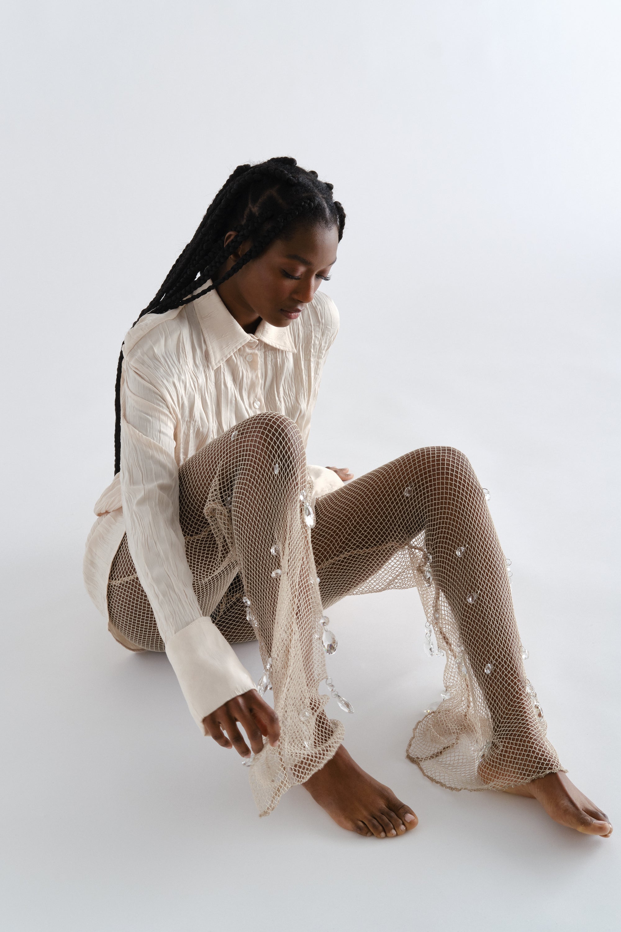 Leggings with crystals